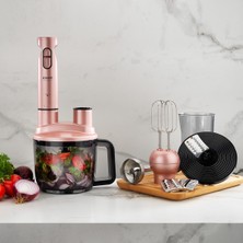 Pembe Çok Fonksiyonlu Mega Blender Seti, Sağlıklı ve Hızlı Karışımlar Için Ideal