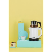 Pratik Beyaz Çay Makinesi, Şık ve Kolay Kullanım, Dayanıklı Tasarım