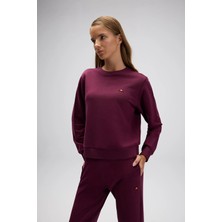 Ellesse Pamuklu Regular Fit Bisiklet Yaka Logolu Sweat Bayan Sweat EF553