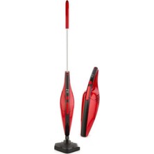 Kırmızı Dik Süpürge, Güçlü ve Hafif Temizlik Aracı K-368P