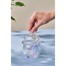 Beyaz 9 cm Yuvarlak Şekerlik, Şık ve Kullanışlı Ev Dekoru Seçeneği