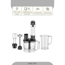 Çok Fonksiyonlu El Blender Seti, Beyaz, Pratik ve Kullanışlı Mutfak Gereçleri