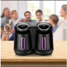 880W Taşmayı Önleyen Çift Cezveli Yüksek Performanslı Türk Kahve Makinesi