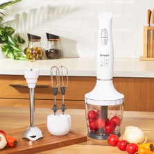 Pratik ve Şık 4’lü Mini Blender Seti, Kolay Kullanım ve Temizlik Sağlar