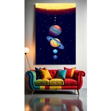 Özkacar Group Çocuk Odası Tasarımları V51 Ev Duvar Salon Güzellik Salonu Ofis Dükkan Dekarasyon Kanvas Tablo