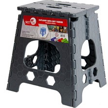Katlanır ve Taşınabilir Orta Tabure Kamp Piknik Taburesi (Boy 27 x En 23X Yükseklik 36 Cm)