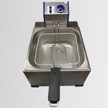 Yüksek Performanslı 2500W 8l Gastronom Fritöz, Yeşil Renkli Kullanışlı Mutfak Aleti