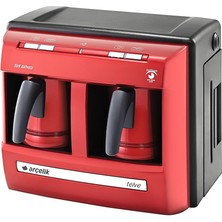 Kırmızı Çiftli Lal Türk Kahve Makinesi K-3190P-1, Pratik ve Şık Tasarım