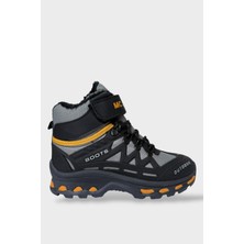 Çocuk Içi Kürklü Fermuarlı Outdoor Bot Siyah - Gri