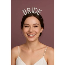 Bride Yazılı Kristal Taşlı Bekarlığa Veda Tacı