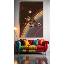 Özkacar Group Çocuk Odası Tasarımları V46 Ev Duvar Salon Güzellik Salonu Ofis Dükkan Dekarasyon Kanvas Tablo