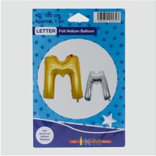 Sarı Renkli 40*100 Harfli Folyo Balon
