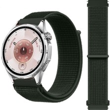 Huawei Watch Gt6 46MM Ile Uyumlu Ayarlanabilir Cırt Cırtlı Yumuşak Spor Kumaş Örgü Kordon