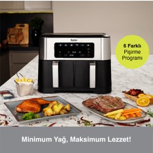 Siyah Sıcak Hava Fritözü ile Sağlıklı ve Pratik Yemekler Hazırlayın