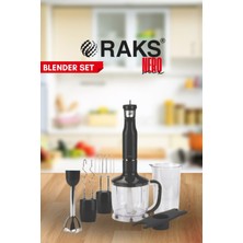 Siyah El Blender Seti, Pratik ve Şık Mutfak Gereci