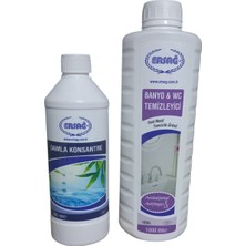 Damla Konstantre 500ML + Banyo Wc Temizleyici 1000 Litre Temizlik Seti