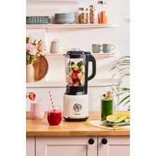 Vintage Craft Çift Renkli Smoothie Blender Krem Renkli, Şık ve Güçlü Tasarım