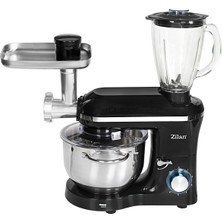 5,5 L Çok Fonksiyonlu Standlı Mikser 1400W Cam Kavanozlu Siyah