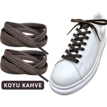 YeferStore 120 cm Yassı Spor Ayakkabı Bağcığı, Sneakers Bağcık, Yassı Ayakkabı Bağcığı 1 Çift