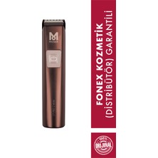 Mini Kablosuz Sakal Kesme Makinesi, Kahverengi, Profesyonel, Hafif ve Taşınabilir