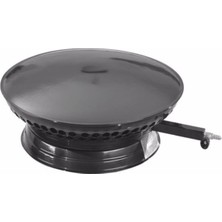 Siyah 52CM Tüplü Katmer Sacı, Dayanıklı ve Kullanışlı Mutfak Gereci