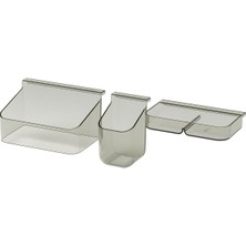 Çekmece Düzenleyici, Gri, 3'lü Set