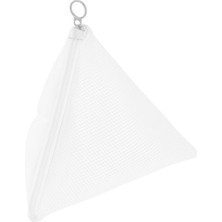 Çamaşır Yıkama Torbası, Beyaz-Gri, 22X22X19 cm