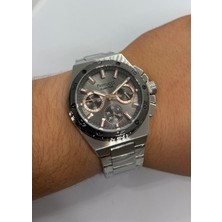 Paslanmaz Çelik Erkek Kol Saati Su Geçirmez Japon Makine + Doğaltaş Bileklik Hediyeli