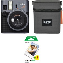 Instax Mini 41 Siyah Analog Şipşak Fotoğraf Makinesi 20'li Film ve Çanta Seti