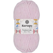 Kartopu 5 Adet Kartopu Yumurcak Örgü İpi K1562 Toz Pembe