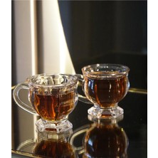 Gri 4'lü Çay Fincanı Seti, Şık ve Kullanışlı Ev Aksesuarı