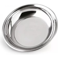 Paslanmaz Çelik Mini Tabak 14,5cm, 6'lı Set, Şık ve Dayanıklı Mutfak Aksesuarı