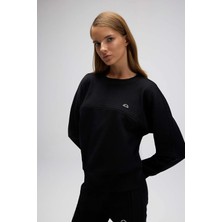 Ellesse Logolu Pamuklu Regular Fit Bisiklet Yaka Sweat Bayan Sweat EF567