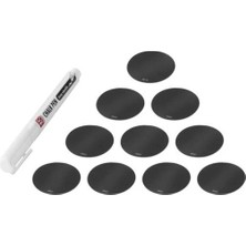 11 Parça Beyaz Etiket ve Tebeşirli Kalem Seti, Pratik ve Şık Organizerler