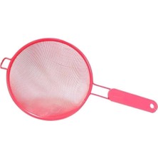Pembe Tel Süzgeç 20 Cm, Kullanışlı ve Şık Mutfak Gereci