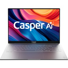 Casper Nirvana S100 300NIT Intel Core Ultra 7-255H 24GB DDR5 500GB SSD 16" Freedos Laptop S100.255H-CV00X-G-F