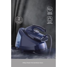 Buhar Kazanlı Ütü, Lacivert, Kolay ve Hızlı Ütüleme Için Ideal