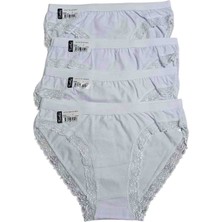4 Lü Tutku Işık Dantelli Bikini Külot