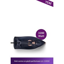 3200W Buharlı Ütü, Özel Tabanlı, Yüksek Performanslı, Şık Bej Renkli