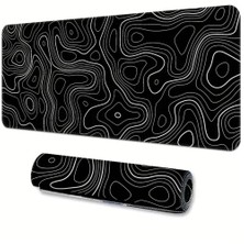 90X40 cm Soyut Tasarım Temalı Kaydırmaz Taban Speed Yüzey Oyuncu Mouse Pad Gaming
