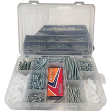 Mgk Hidrolik & Endüstriyel Iran Yapıştırıcılı 14 Çeşit  Vida+Dübel Seti 468 Pcs