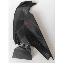 Byd 3D Tekno Dekor Karga Figürü, Karga, Dekor, Duvar Süsü