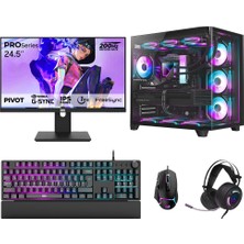 Dragos DRx7714 Ryzen 7 5700X 32GB 1TB NVMe 16GB RTX5060Ti 24.5 İnç 200Hz 1ms Oyuncu Hazır Sistem