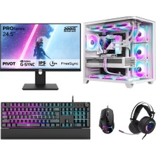 Dragos DRx7715 Ryzen 7 5700X 32GB 1TB NVMe 16GB RTX5060Ti 24.5 İnç 200Hz 1ms Oyuncu Hazır Sistem