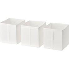 Kutu Seti, Beyaz, 31X34X33 Cm, 3 Adet