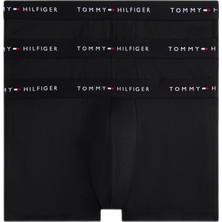Tommy Hilfiger Erkek 3'lü Siyah Boxer Trunk UM0UM03617