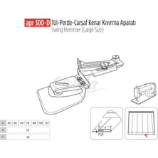 Tül ve Çarşaf Kenar Aparası, 70MM, Şık ve Kullanışlı Ev Dekorasyonu Aksesuarı