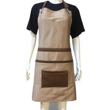 Önlük Sepeti  Deri Cepli Önlük Askılı Garson Berber Cafe Şef Kasap Önlük Modeller