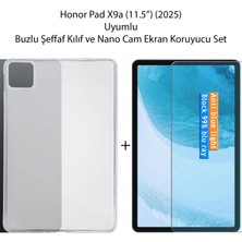 Honor Pad X9A (11.5'') (2025) Uyumlu Buzlu Şeffaf Kılıf