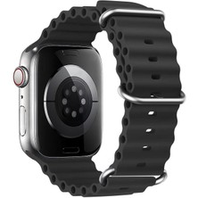 Microsonic Apple Watch Se 3 40MM Kordon Aqua Belt Siyah